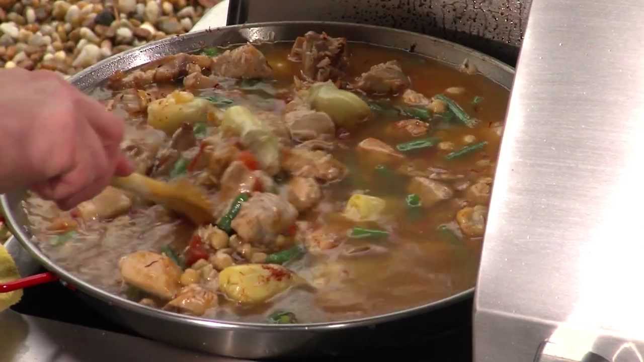 Paella Valenciana Recipe on a Saber Infrared Grill