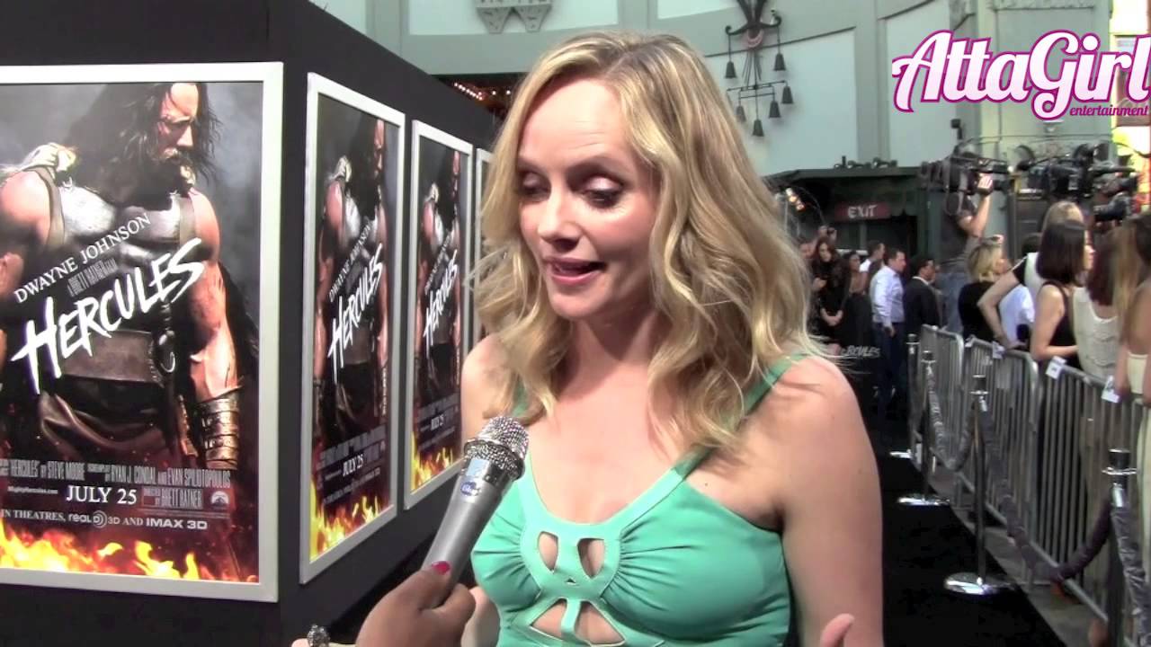 Marley Shelton arrives at Hollywood Hercules Premiere