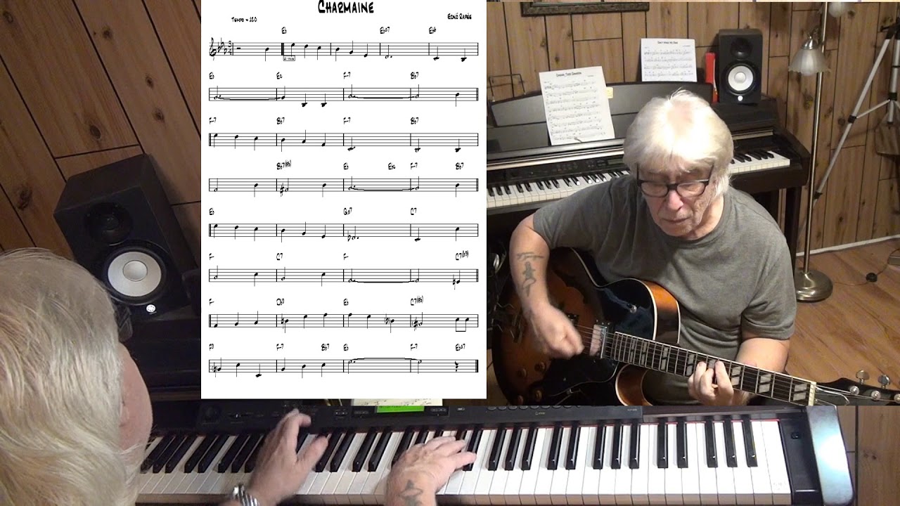 Charmaine - Jazz guitar & piano cover ( Ern&ouml; Rap&eacute;e )