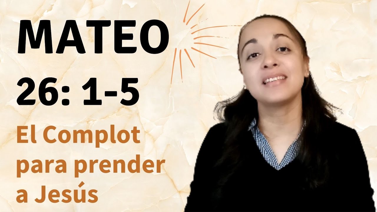 Mateo 26: 1-5 (El Complot para prender a Jesús) - Kateryna Karreras