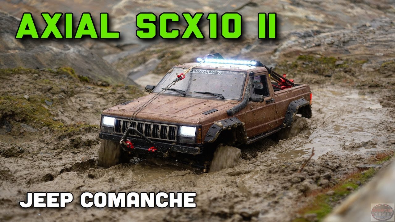 Axial SCX10 ii - Jeep Comanche - RC 4X4 Offroad mudding & Rock crawling - Hobbywing AXE 550 2700kv