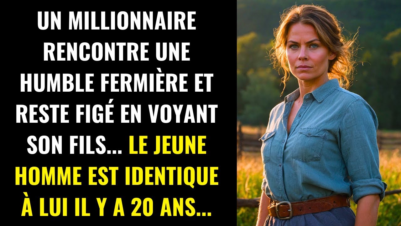 UN MILLIONNAIRE RENCONTRE UNE HUMBLE FERMIÈRE ET RESTE FIGÉ EN VOYANT SON FILS... LE JEUNE HOMME...
