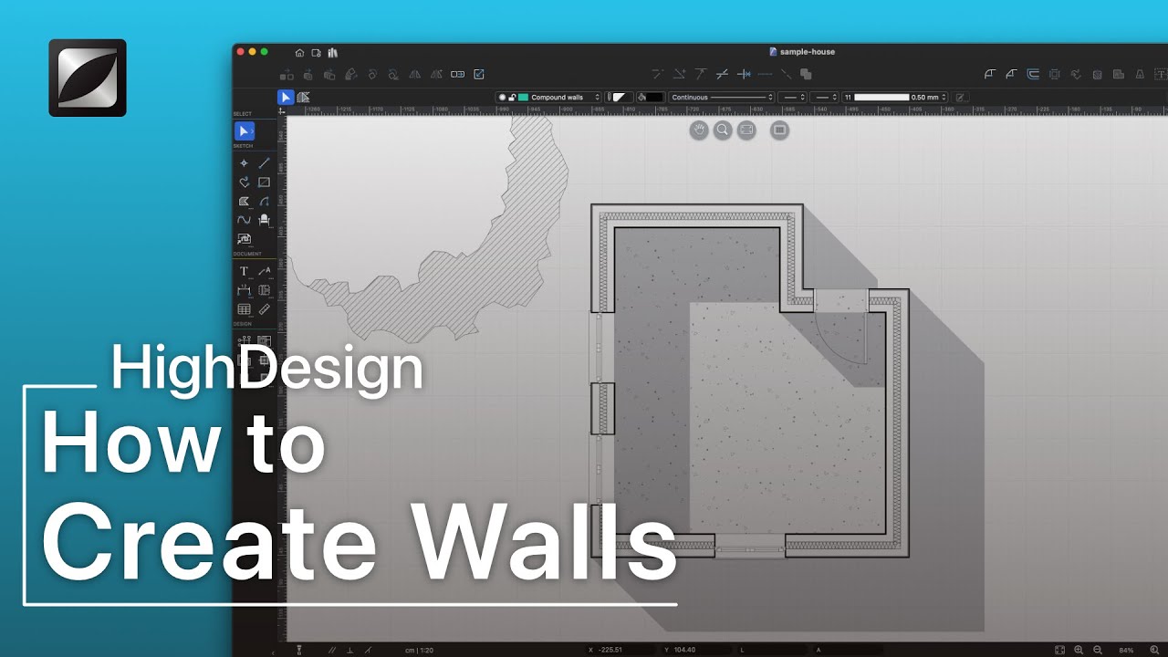 How to create walls in HighDesign