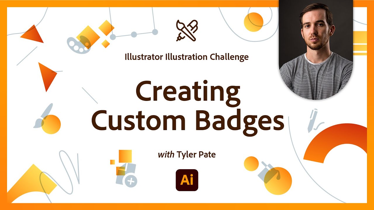 Creating Custom Badges | Illustrator Illustration Challenge