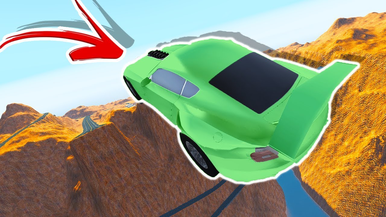 Which HYPER CAR Can Jump the Farthest Over the Grand Canyon? - BeamNG Drive Automation Mods