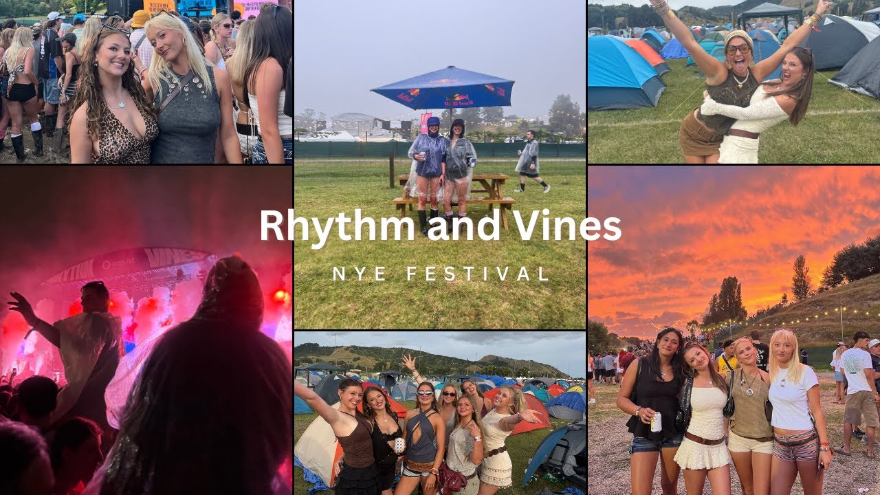 New Years Festival Vlog!! | Rhythm and Vines in the rain ☔️
