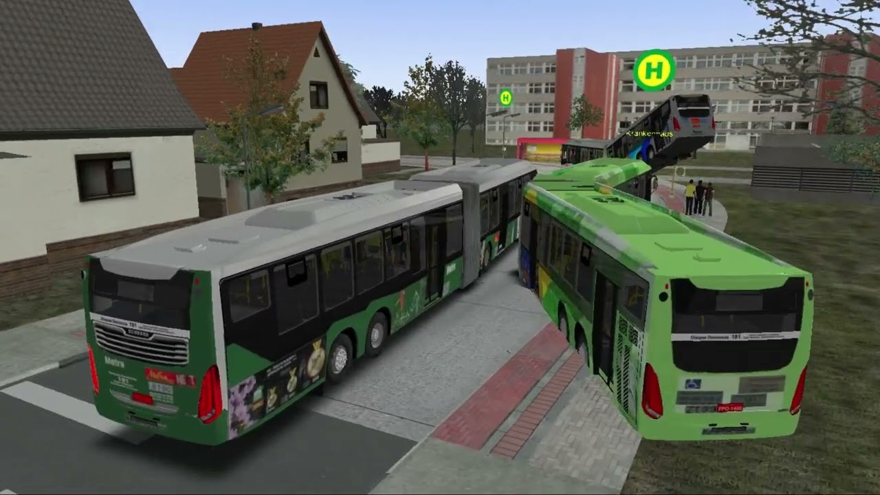 4 Skin Da Metra ( EU ) Ônibus  [L3D MODS] Caio Millennium BRT O500UDA