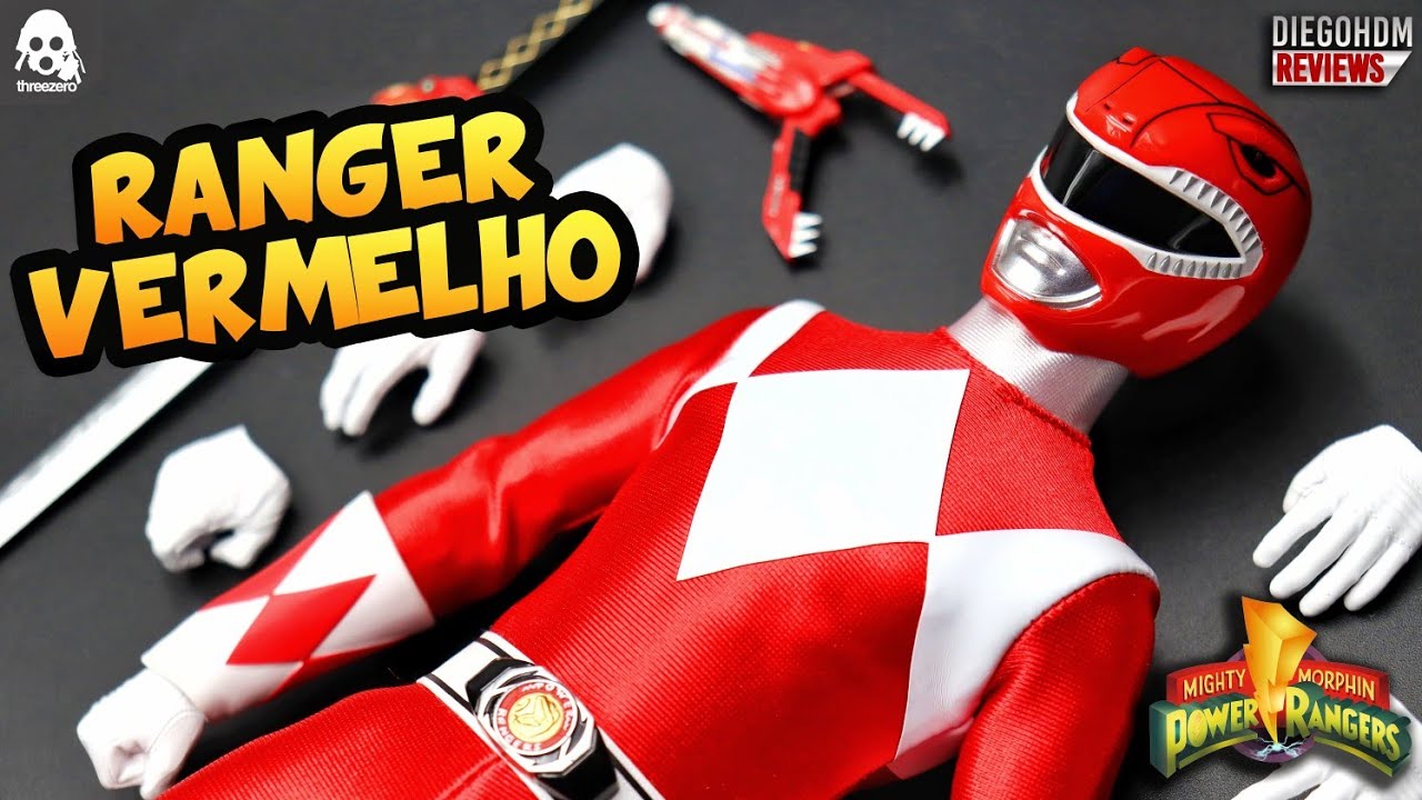 POWER RANGERS Threezero RED RANGER 1/6 Распаковка и обзор BR / DiegoHDM