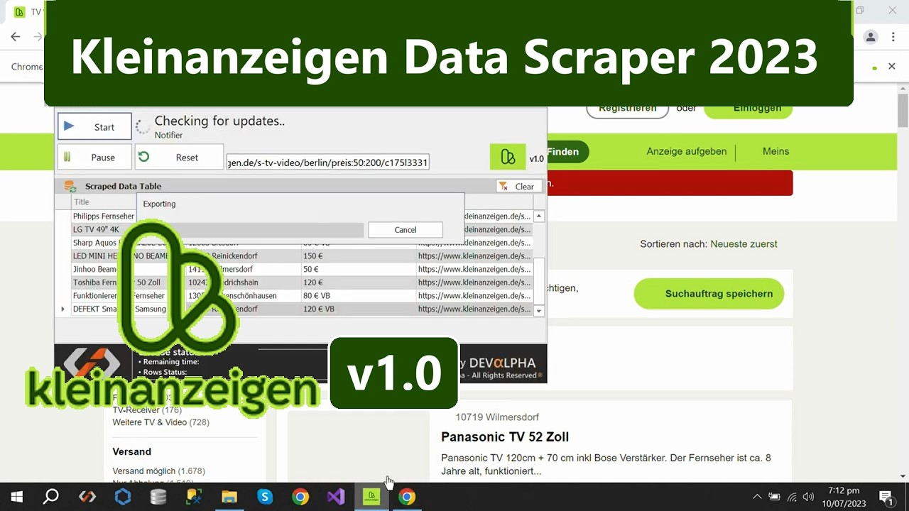 Kleinanzeigen Auto Price Checker v1.0 | Real-Time Price Monitoring Bot