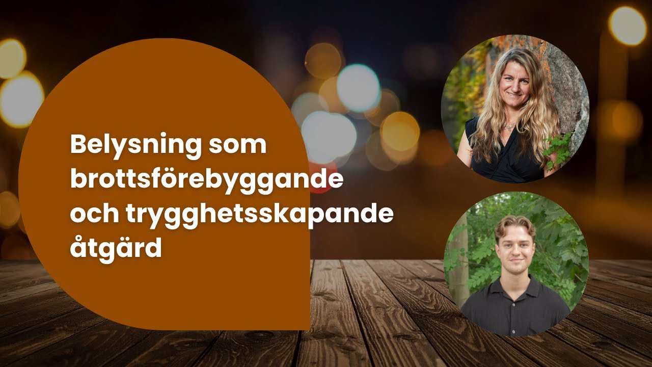 Belysning som trygghetsskapande åtgärd