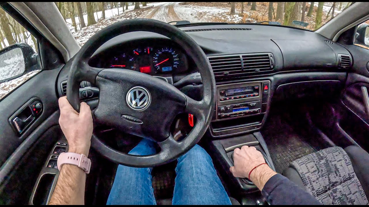 1999 Volkswagen Passat B5 | 1.9 TDI 90 HP | POV Test Drive #2687 | Joe Black
