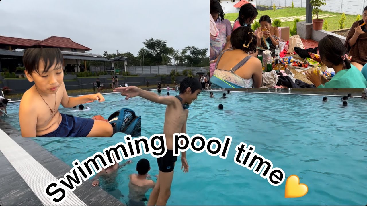Summer camp students visiting sera jey new swimming pool ❤️ #tibetanvloger // enjoy