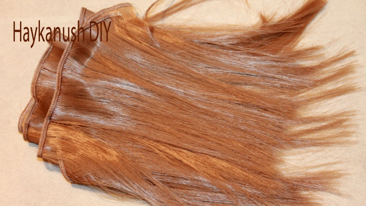DIY SHOPPING STRAIT WIG HAIR FOR HANDMADE DOLLS