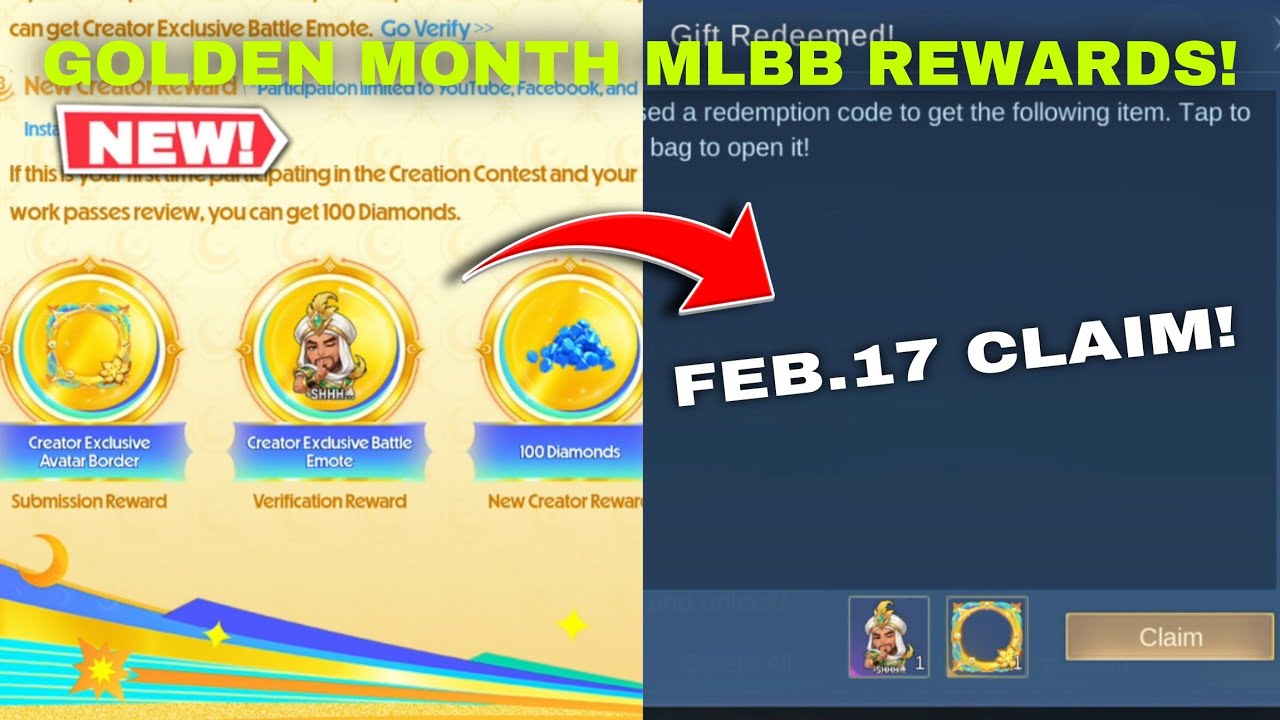 FREE SHHH EMOTE CLAIM! MLBB GOLDEN MONTH EVENT 2026