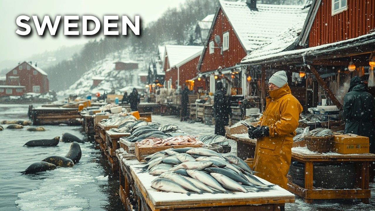 Living in Sweden | How People Live Along the Wild Nordic Coast | 4K