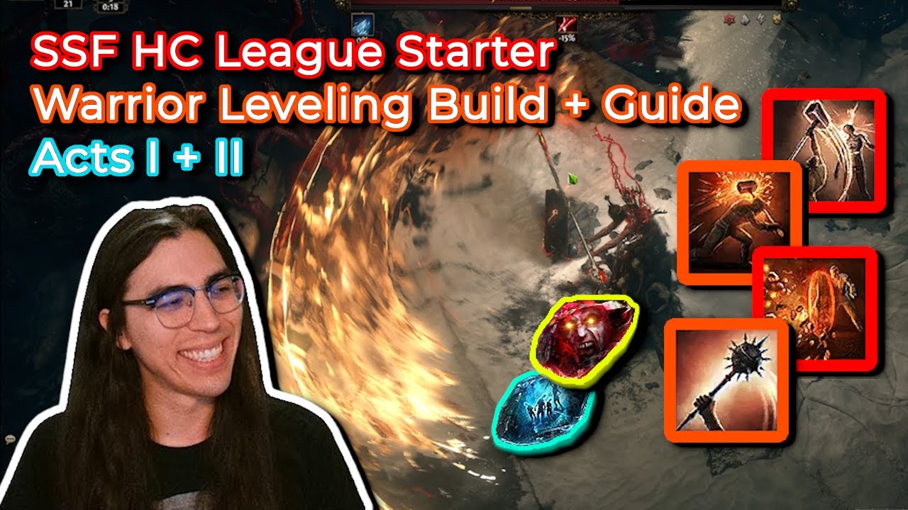 SSFHC Warrior Leveling Build & Guide | Part One | Path of Exile 2