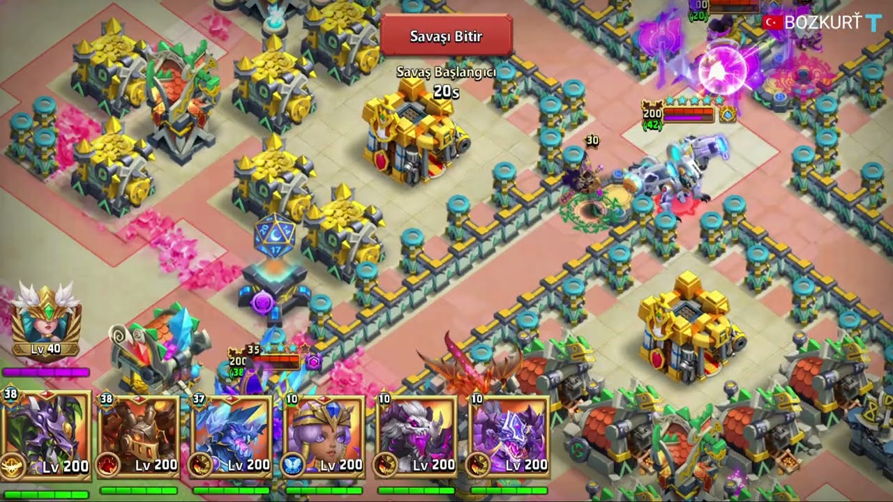 Castle Clash Cyclonica Vs Necrofica Practice Mod 🔥Everest_5🔥