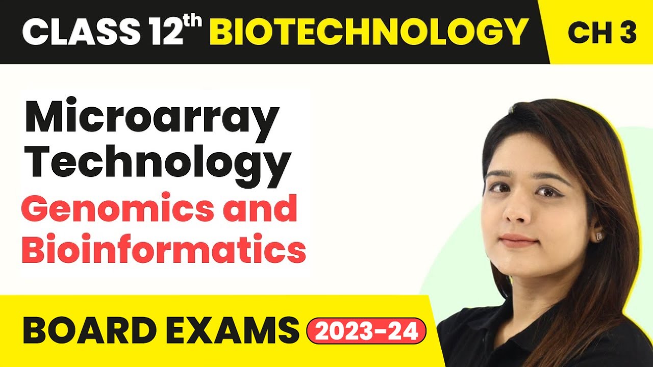 Microarray Technology - Genomics and Bioinformatics | Class 12 Biotechnology Chapter 3
