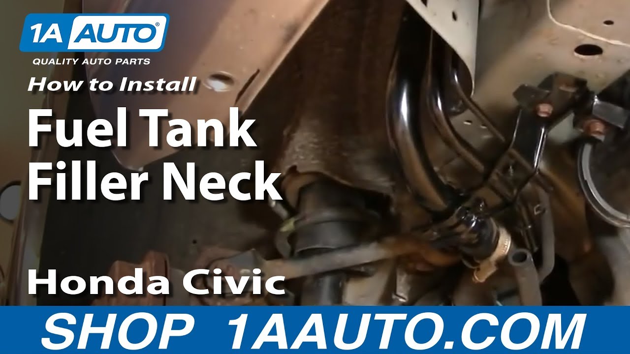 How to Replace Fuel Tank Filler Neck 01-05 Honda Civic