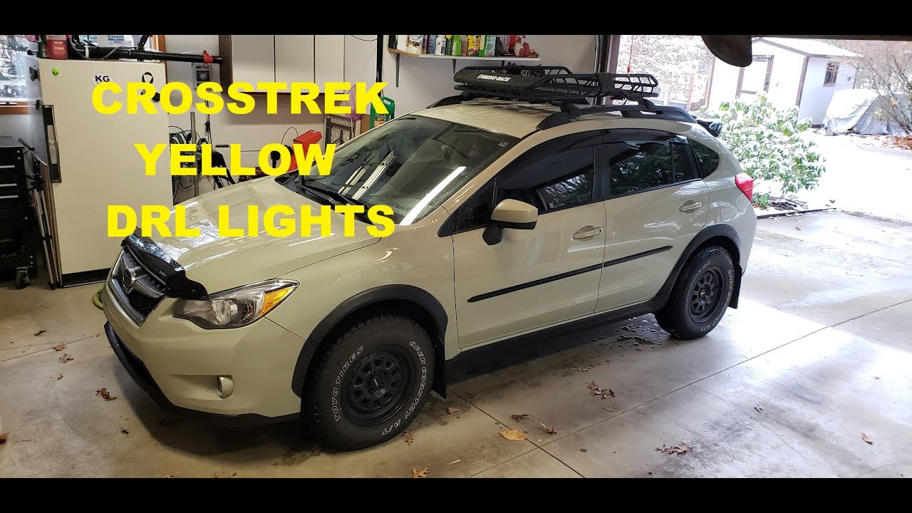 Subaru Crosstrek YELLOW DRL Lights
