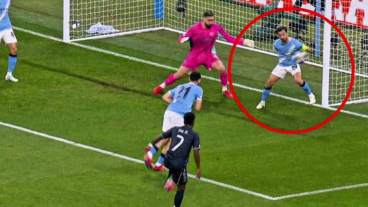 Bernardo Silva RED CARD vs Real Madrid | Real Madrid Vs Manchester City | UCL