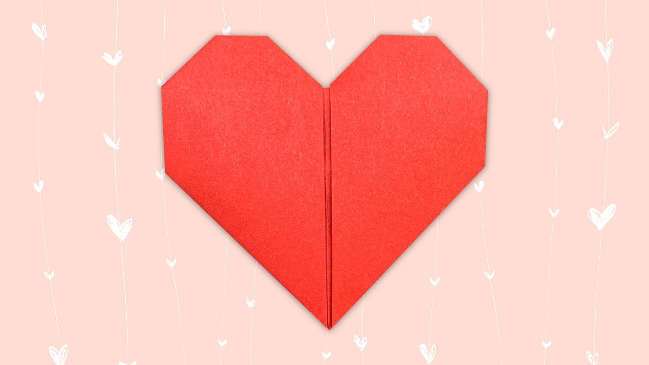 Cách Gấp ❤️ TRÁI TIM ❤️ Giấy Đơn Giản Trong 3 Phút / MIA Art & Craft
