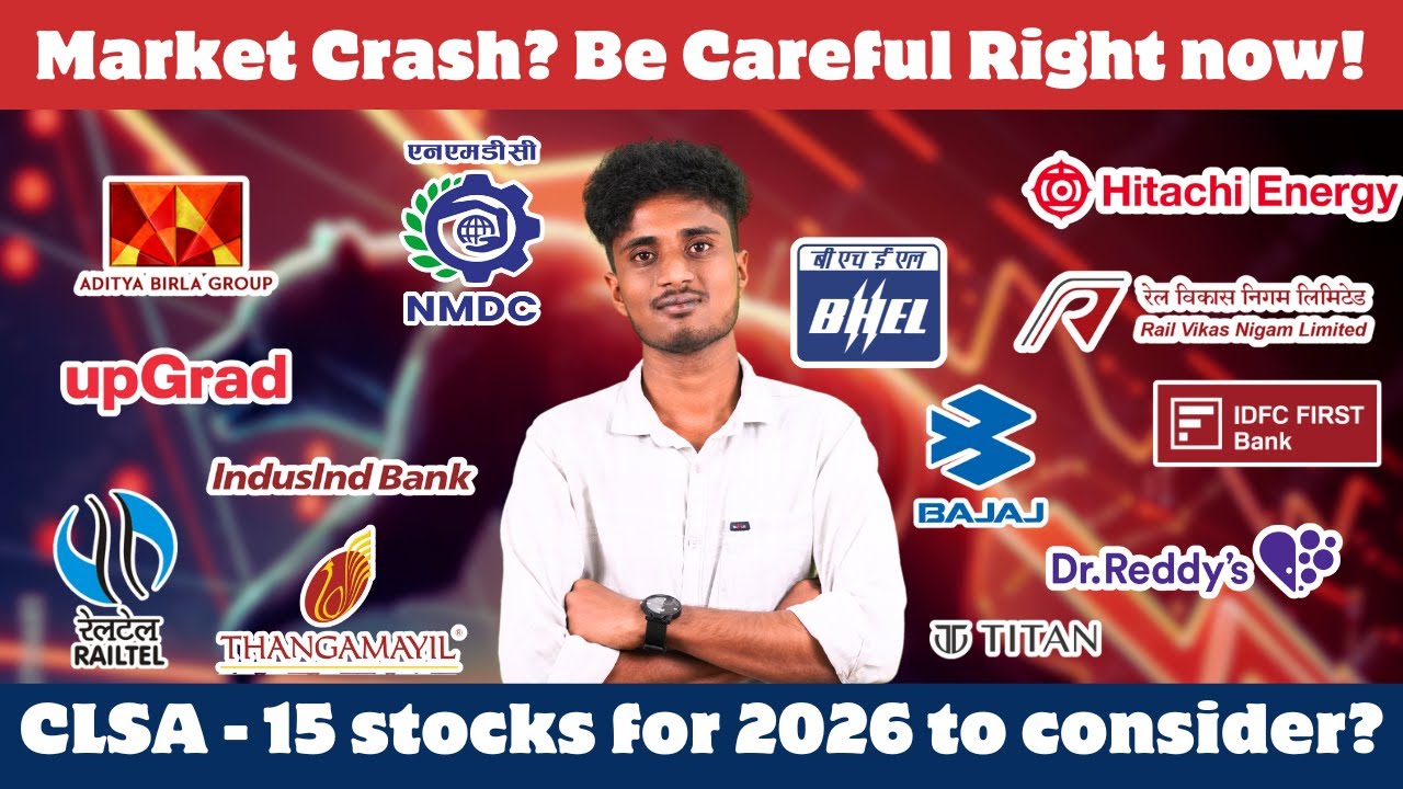 பதற்றமான சூழ்நிலையில் உள்ளது சந்தை! மேலும் எவ்ளோ சரியும்? 500% Tariff on India & CLSA 2026 stocks