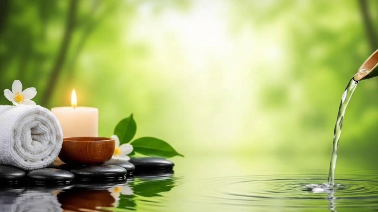 Healing the Mind 🌿 Bamboo Water Sounds with Relaxing Music for Inner Peace