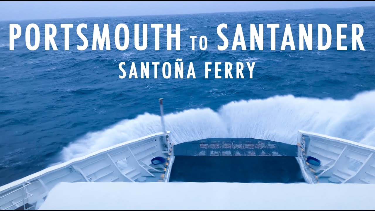 Ferry Santoña, from Portsmouth to Santander, during a storm.