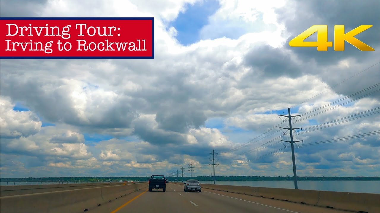 DFW Driving Tour: Irving to Rockwall (2X Speed) 4K