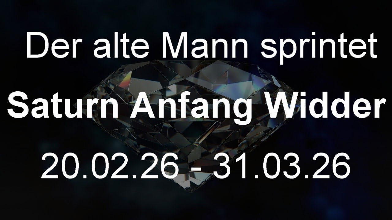 Der Alte sprintet: Saturn im Widder 14 02 26 - 31 03 26 #astrologie #astromonie #saturn #widder