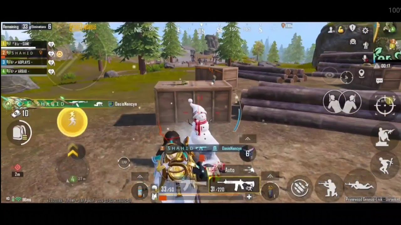 PUBG intense 1vs 4 clutches😱😱