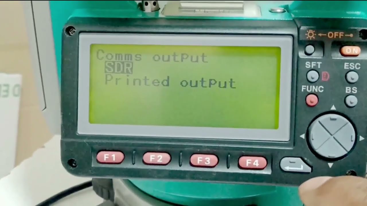 Sokkia Link EP03 Upload data