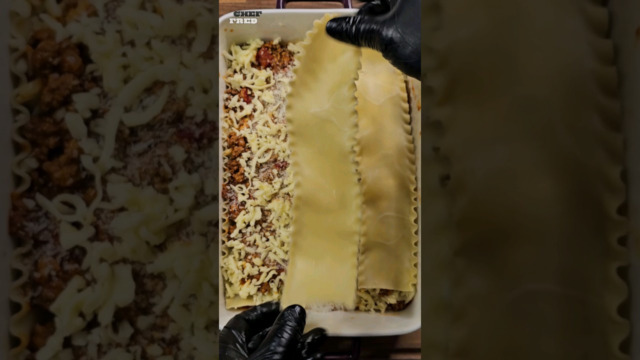 Garfield's Perfectly Layered SEE-food Diet!😋 #shorts #garfield #lasagna #paramount