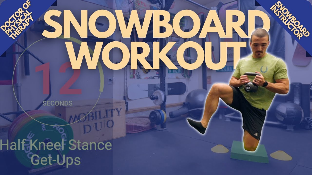 At-Home Snowboard Workout (15 Minutes) | Over-30