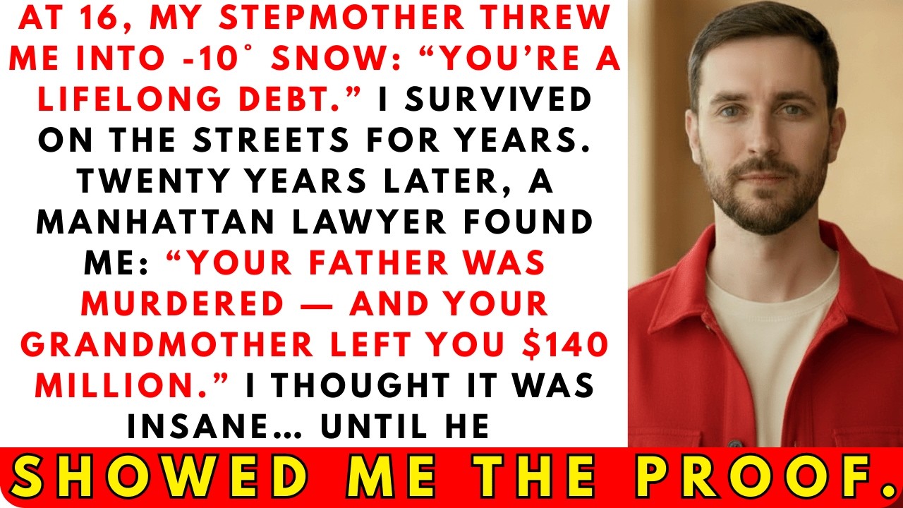 “You’re A Debt!” Stepmom Threw Me Into -10° Snow at 16—20 Years Later I Returned With $140M & Proof