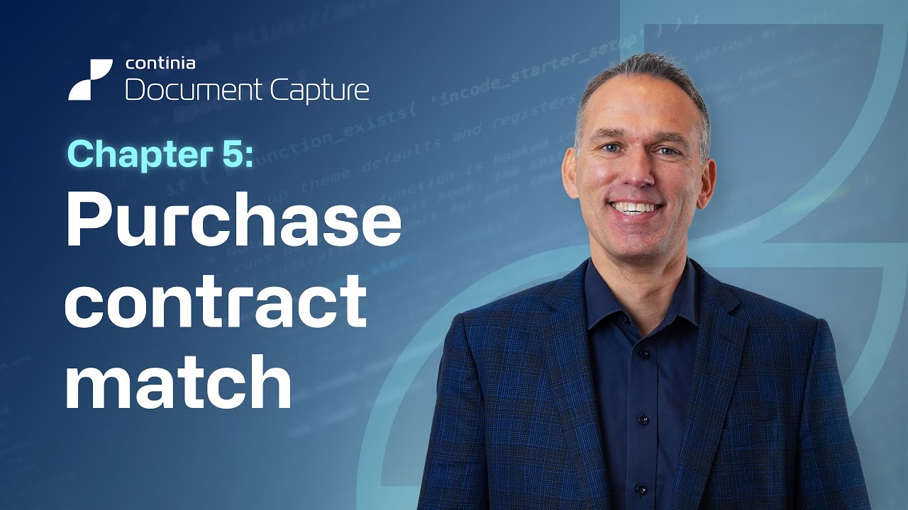 Purchase contract match - Continia Document Capture Demo, 2025
