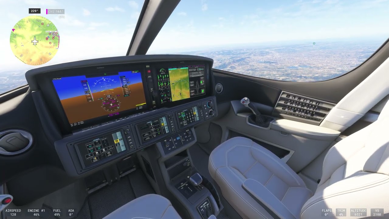 MSFS24, Flight At Tirana (Albania), Cirrus Vision Jet G2, Pilot Peku.