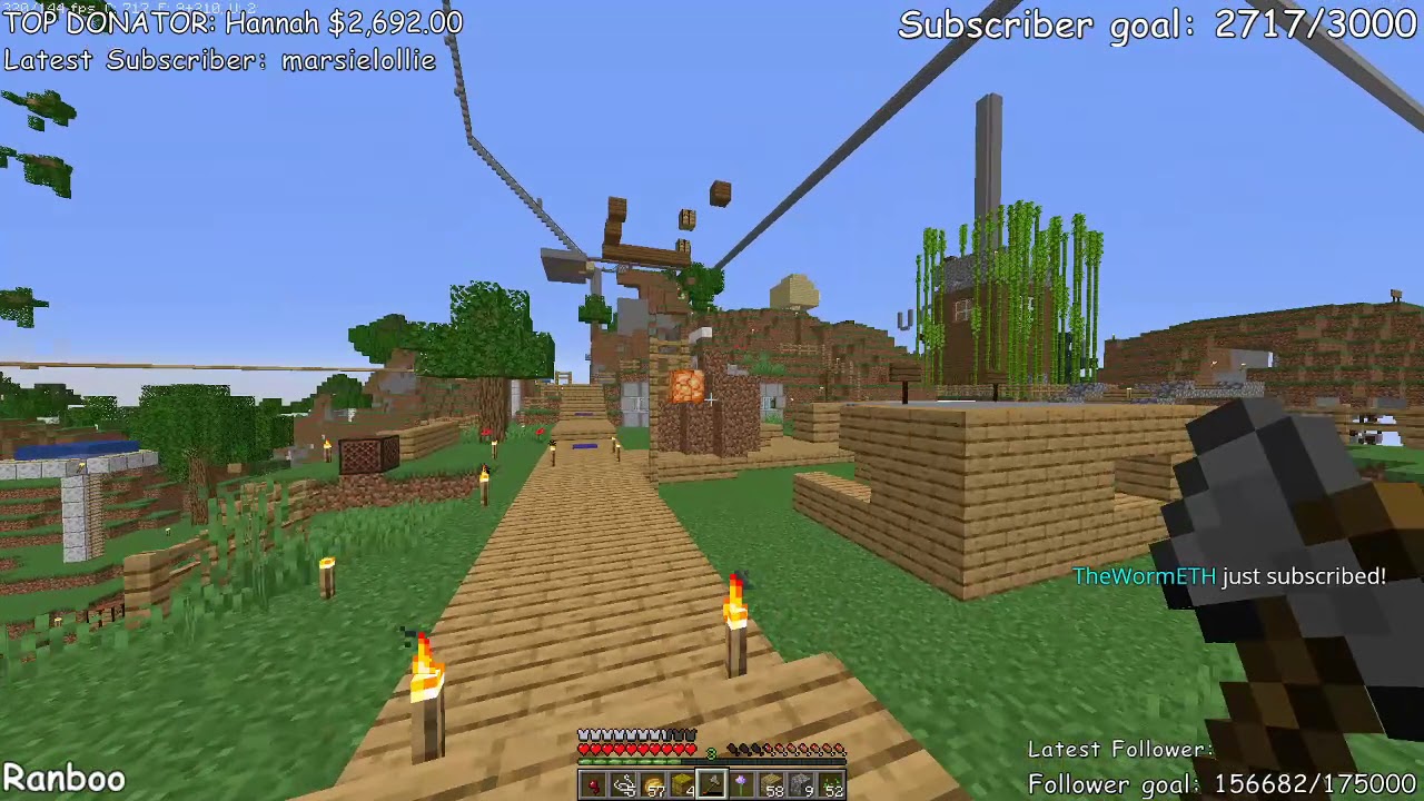 Ranboo Gets a tour from Tubbo dream smp (VOD 2)