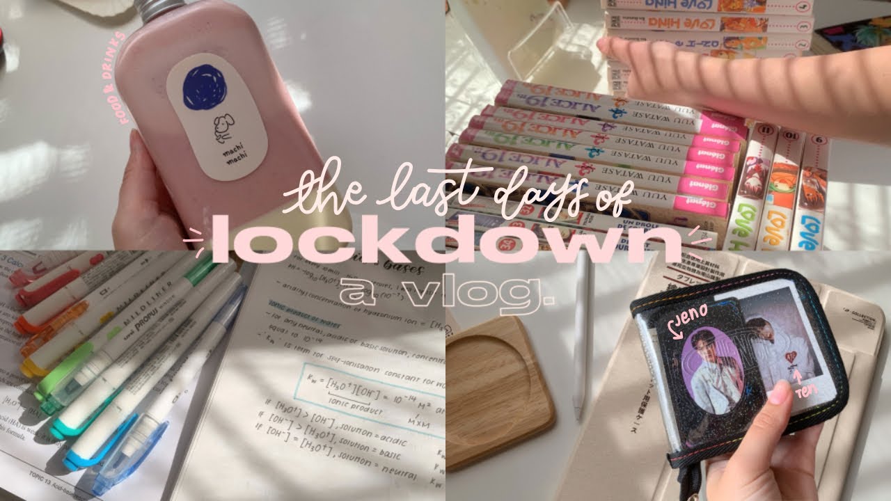 last days of lockdown vlog 🍰 catch up & study with me~