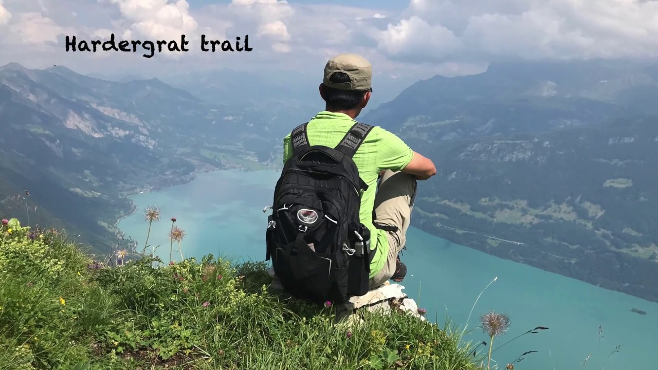 Hardergrat Trail Switzerland Solo hike + Drone shots DJI Mavic Air 4K