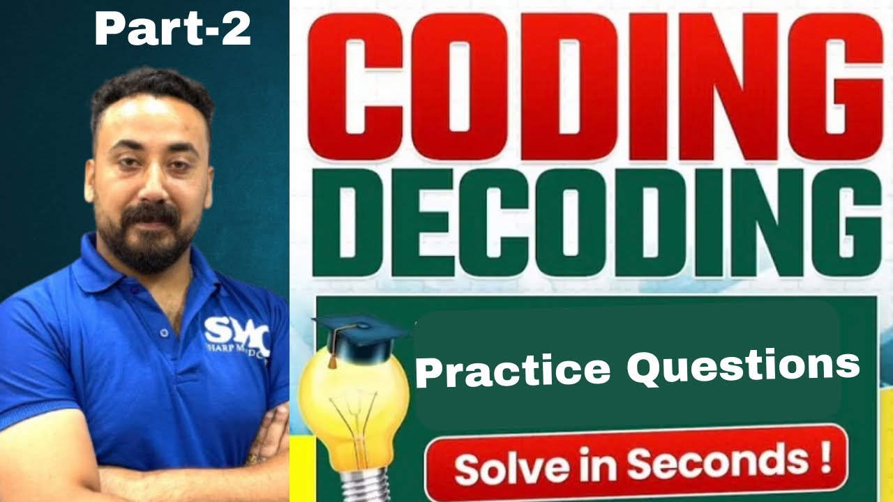 Reasoning Coding-Decoding Practice Questions ||Tricks | SSC, Banking, Railway, KSSRB, DSSRB Exams