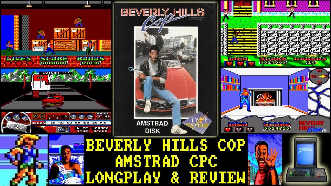 [AMSTRAD CPC] Beverly Hills Cop - Longplay & Review