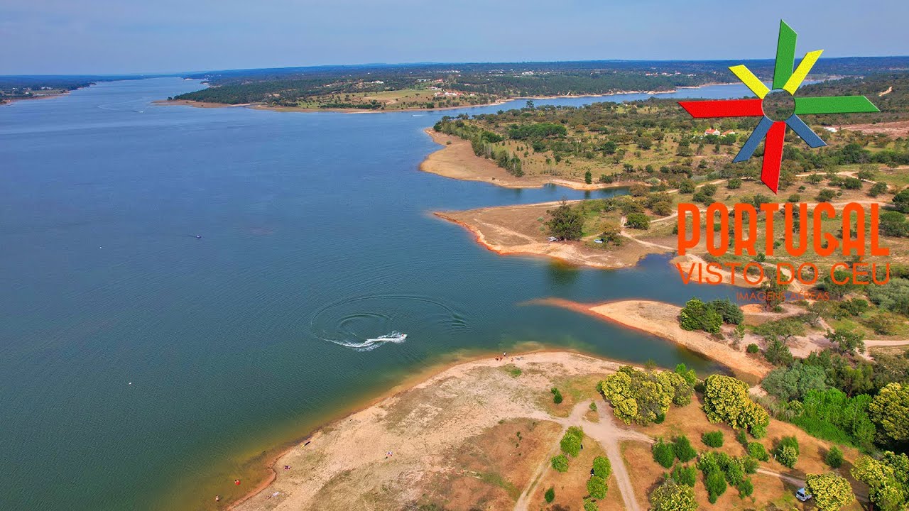 Montargil Dam 🏞️ Barragem de Montargil 🛥️ Ponte de Sor 🛩️ 4K UltraHD