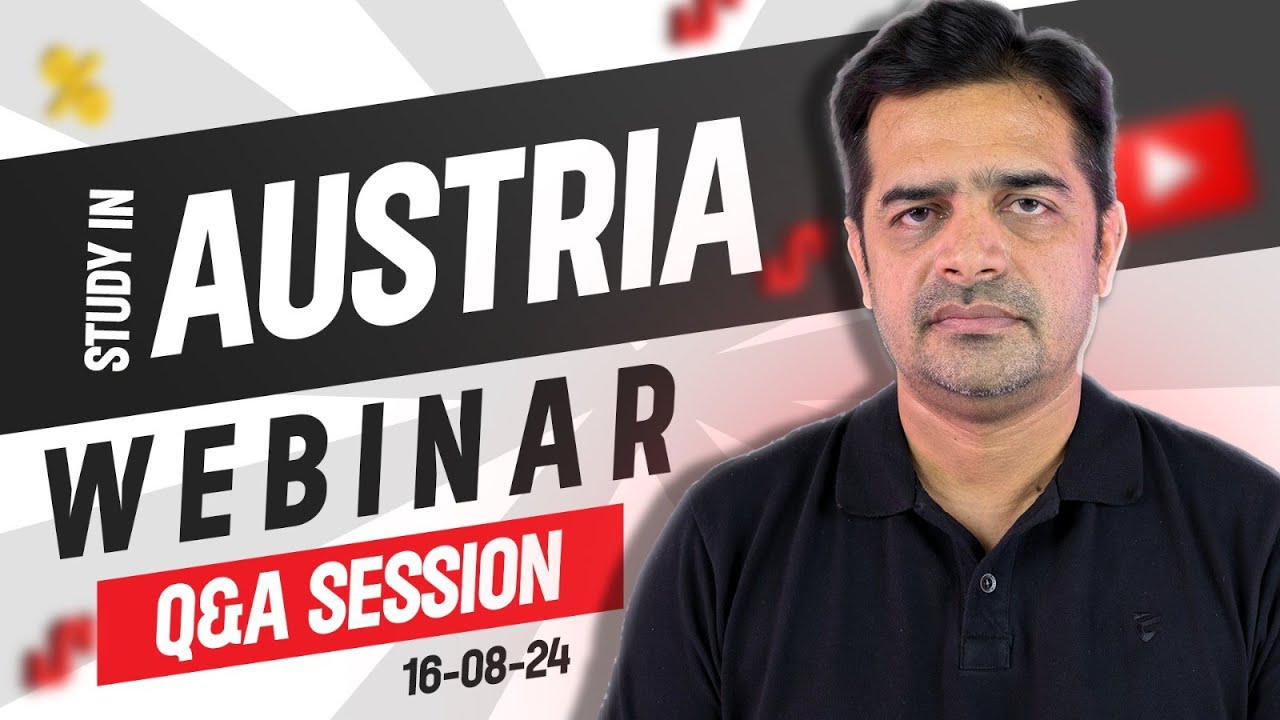 Q/A Session | Study in Austria 2024-25 | Webinar by Mr. Tanveer Abbas @WSL Consultants - 16 Aug 2024