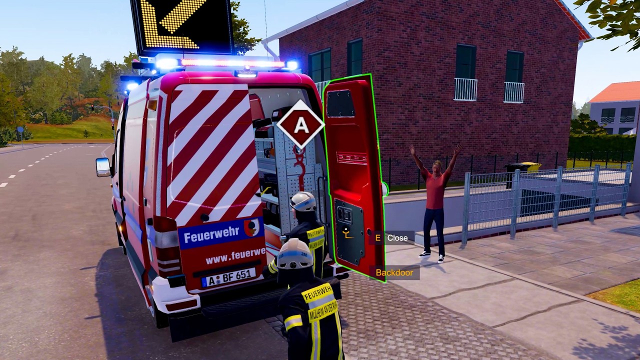 Emergency Call 112 - German Firefighters Responding to Flooded Garage! 4K