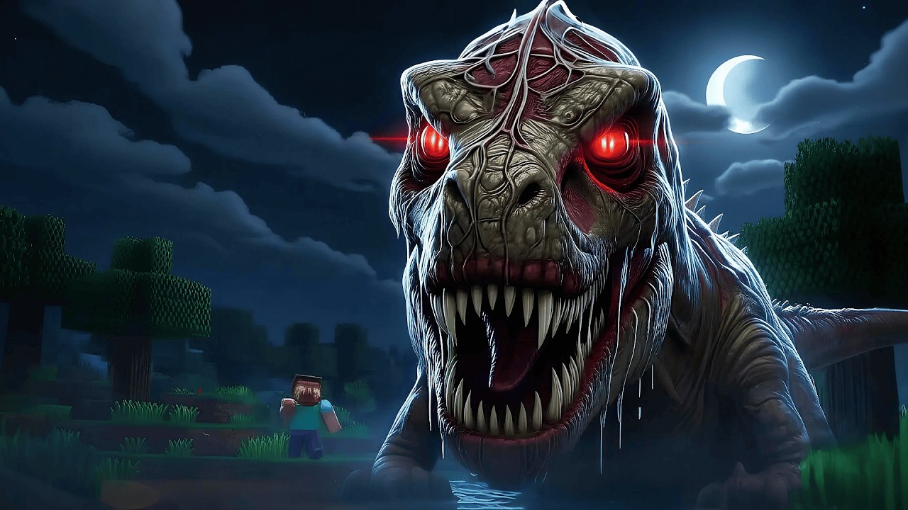 Un MOD avec des DINOSAURES terrifiants dans MINECRAFT ...