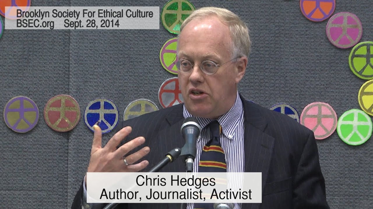 Chris Hedges: The Global Culture of Violence: What Is The Path to Peace and Justice?