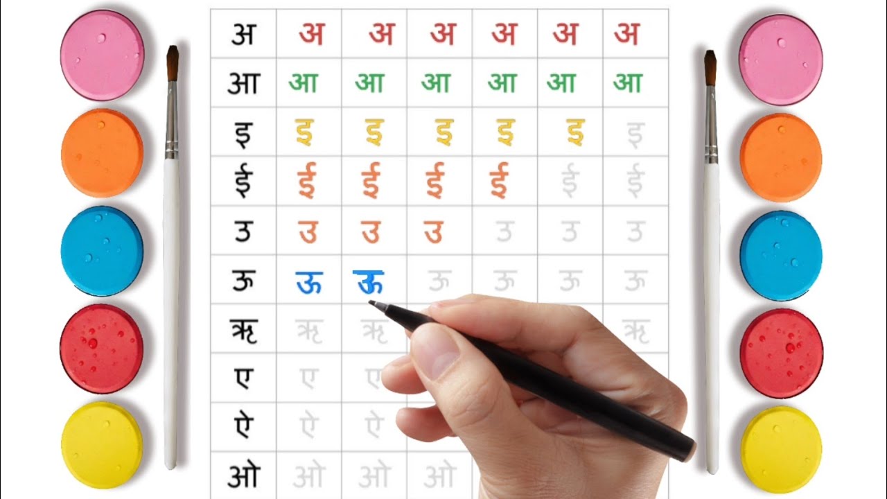 अ से अः हिंदी स्वर | Hindi Swar Learning | A se Aah | Preschool Kids | Hindi Alphabet