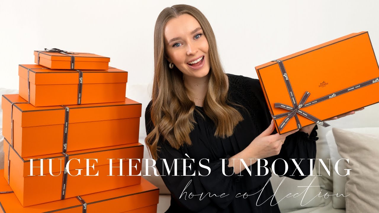 ОГРОМНАЯ РАСПАКОВКА HERMÈS: ДОСТАВКА ДЕКОРА ДЛЯ ДОМА I HAUTEATHEART